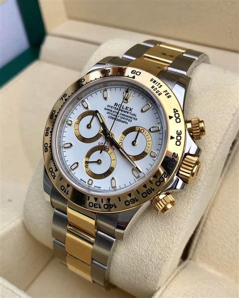 rolex daytona gold and silver value|rolex gold daytona for sale.